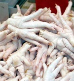 صادرات 200 تن پای مرغ بسته‌بندی شده به کشورهای آسیای جنوب شرقی از گلستان