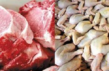 توزیع 1200 تن مرغ منجمد و 100 گوشت قرمز