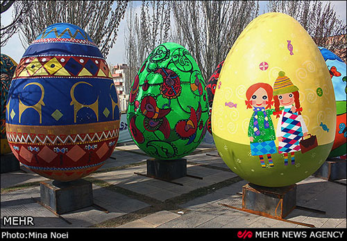 جشنواره نقاشی تخم مرغ های نوروزی