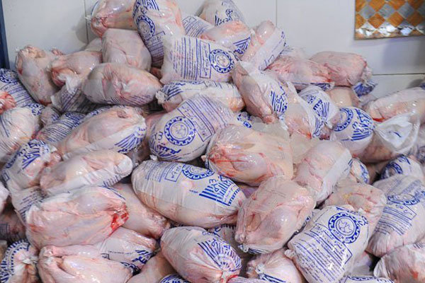۴۴ تن گوشت مرغ منجمد در استان قزوین توزیع شد
